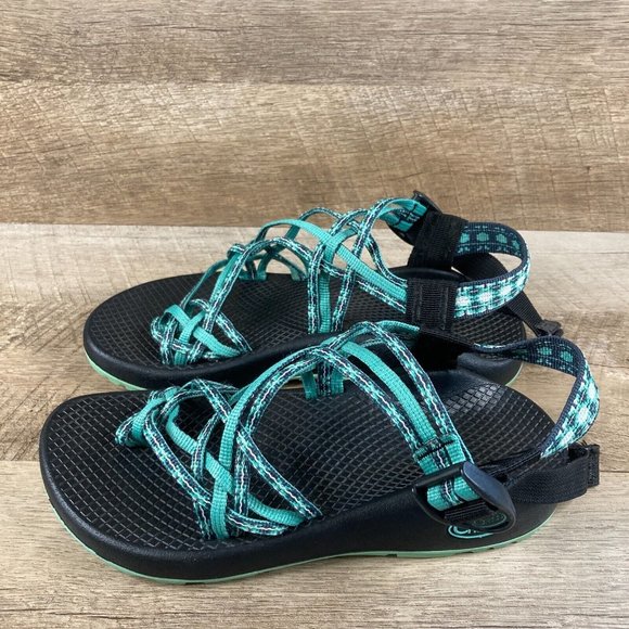 Chaco ZX/3 Classic Sandals Womens Sz 6 Light Teal Green Blue Water Hiking Shoes - Picture 3 of 8